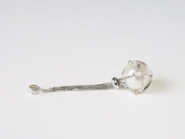 Perlenanhänger mit ungebohrter Südseeperle, 13 mm, AAA