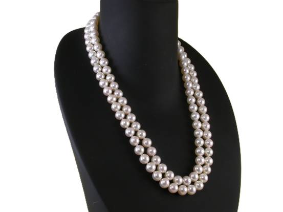 zweireihige Perlenkette zweireihige Perlenkette