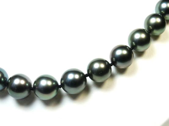 runde Tahitiperlenkette runde Tahitiperlenkette