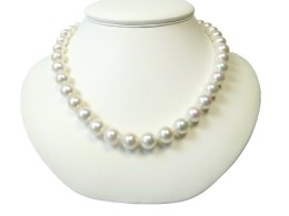 Elegantes Mingperlencollier, 9-11mm