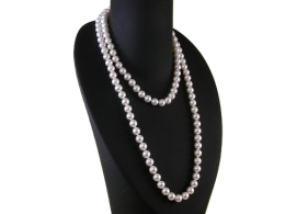 Lange Perlenkette, 7,5-8mm, AAA (80,90 oder 135cm) Lange Perlenkette, 7,5-8mm, AAA (80,90 oder 135cm)