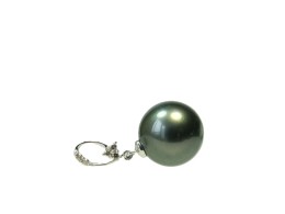 Weißgold Tahitiperlen Anhänger höchster  Qualität, 11,3mm, AAA