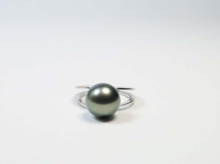 dunkle perle ring